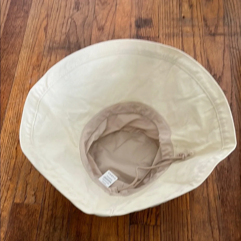 Cream Cotton Sun Hat - Picture 2 of 5